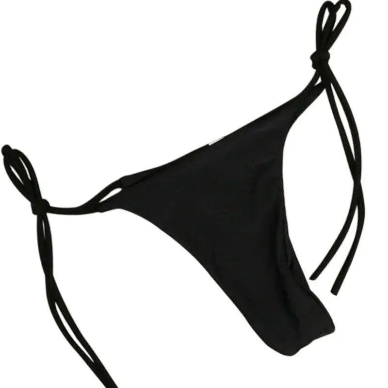 Neck Strap Bikini Set – Adjustable Multi-Color Swimwear