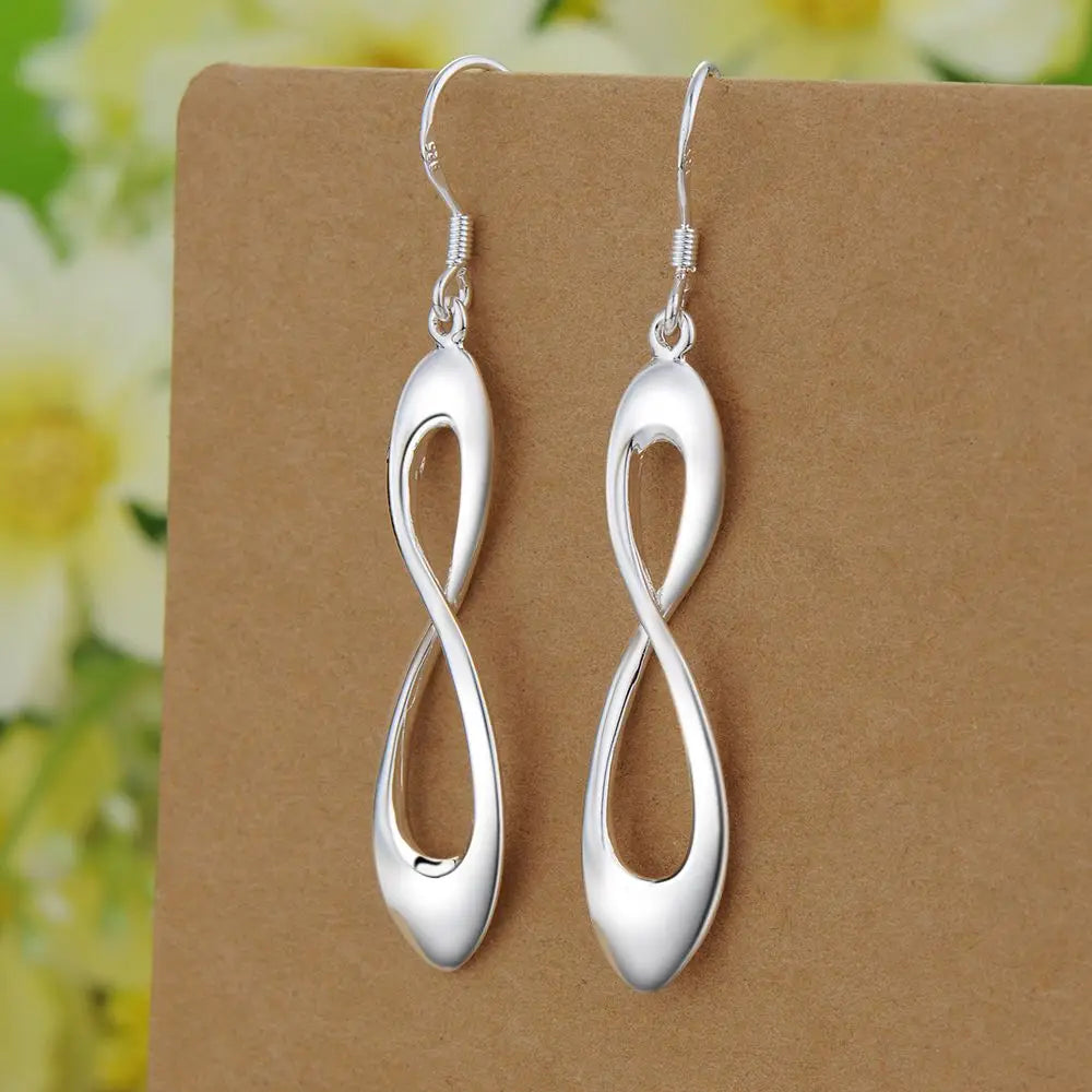 925 Sterling Silver Heart Earrings – Exquisite Women’s Jewelry Gift