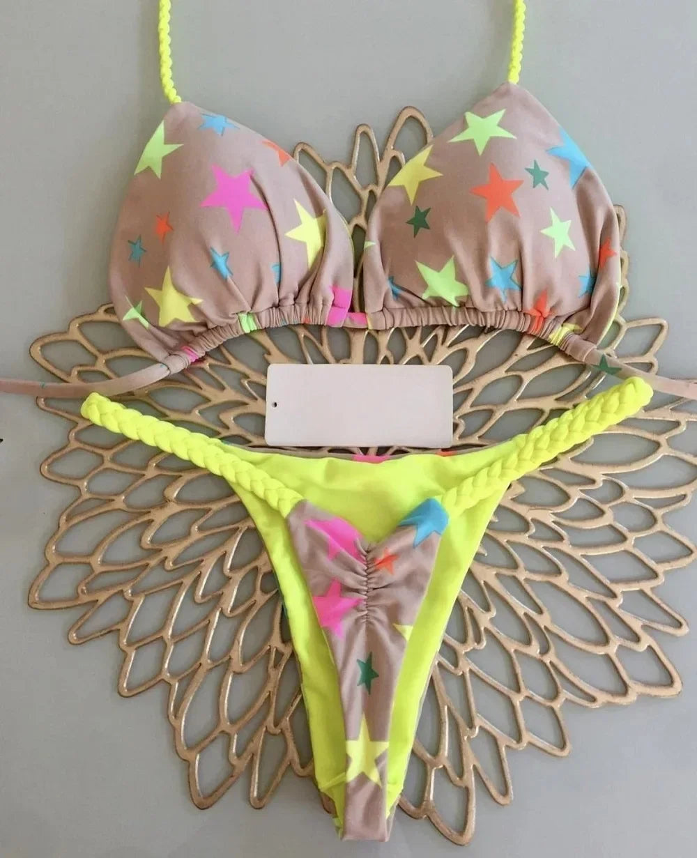 Leopard Print Bikini Set – Sexy Women Swimwear