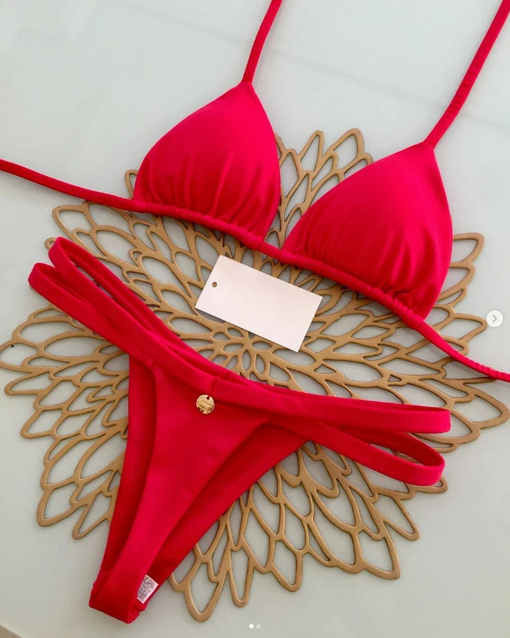 Leopard Print Bikini Set – Sexy Women Swimwear