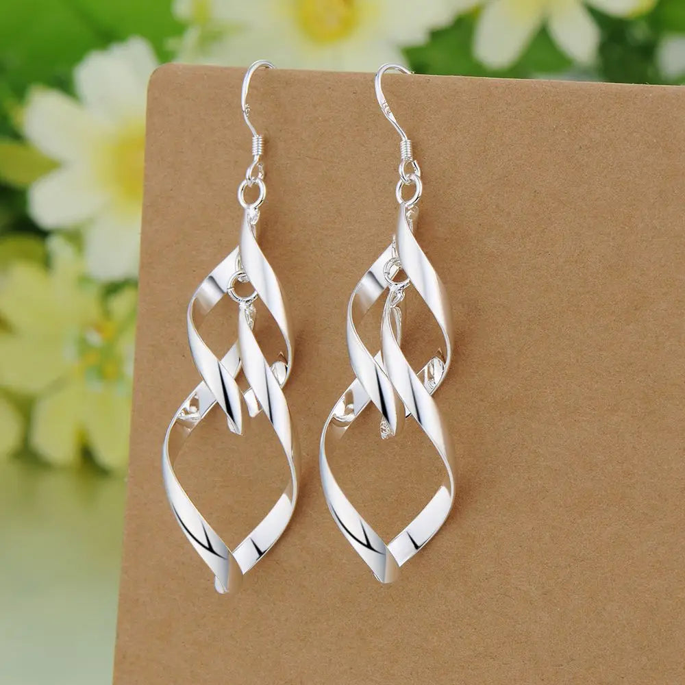 925 Sterling Silver Heart Earrings – Exquisite Women’s Jewelry Gift