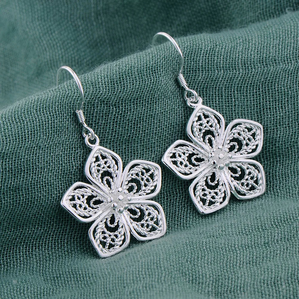 925 Sterling Silver Heart Earrings – Exquisite Women’s Jewelry Gift