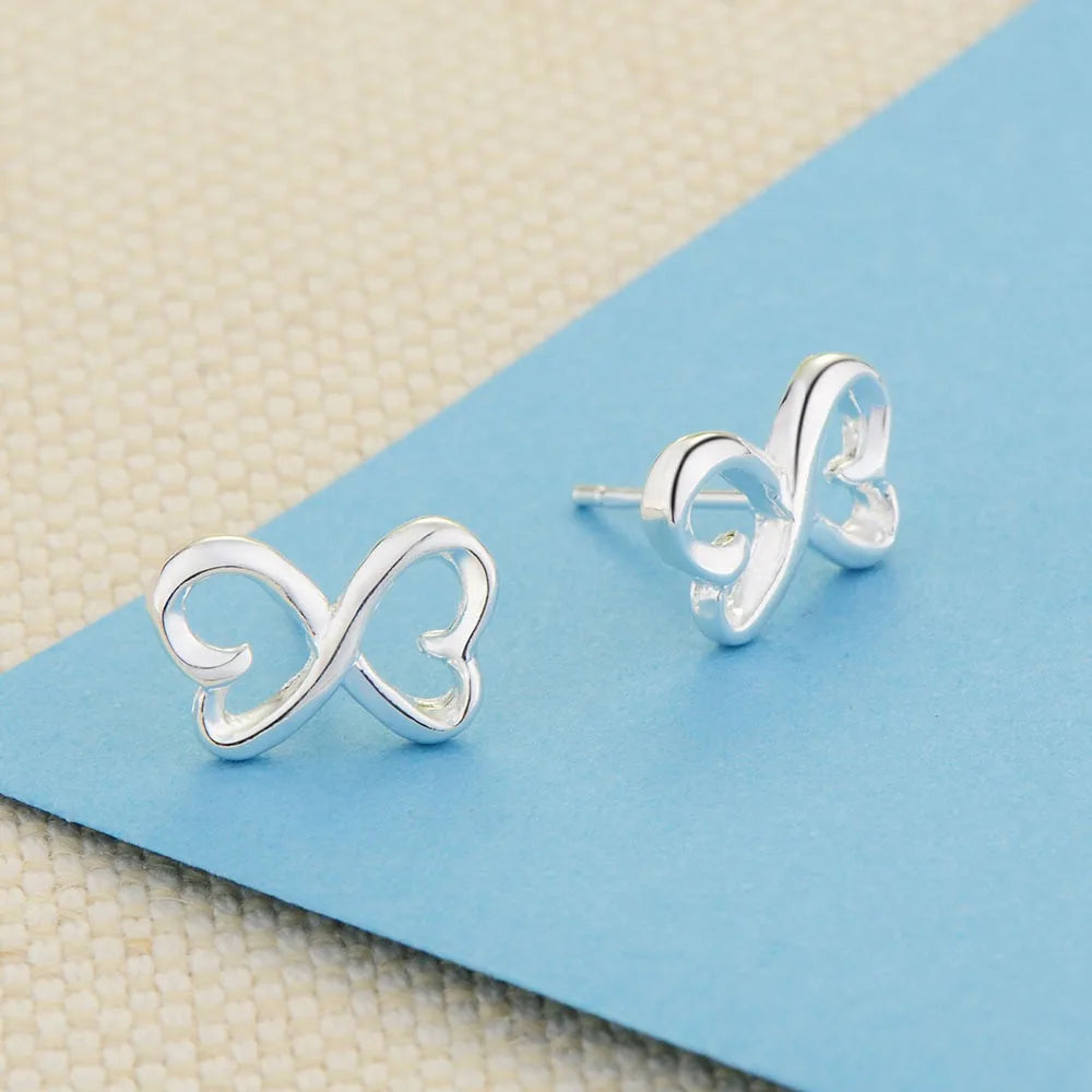 925 Sterling Silver Heart Earrings – Exquisite Women’s Jewelry Gift