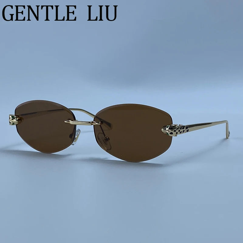 Lunettes Hexagonales Sans Monture Luxe Femme