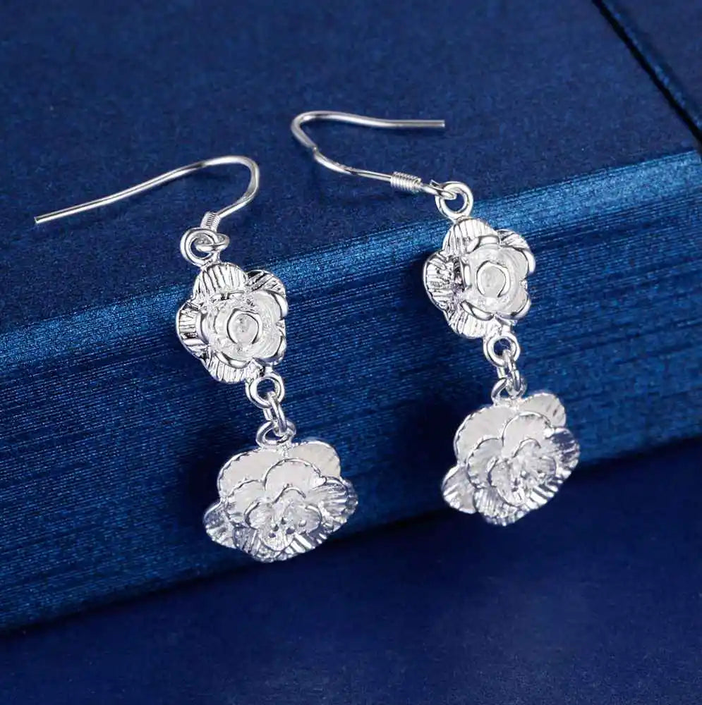 925 Sterling Silver Heart Earrings – Exquisite Women’s Jewelry Gift