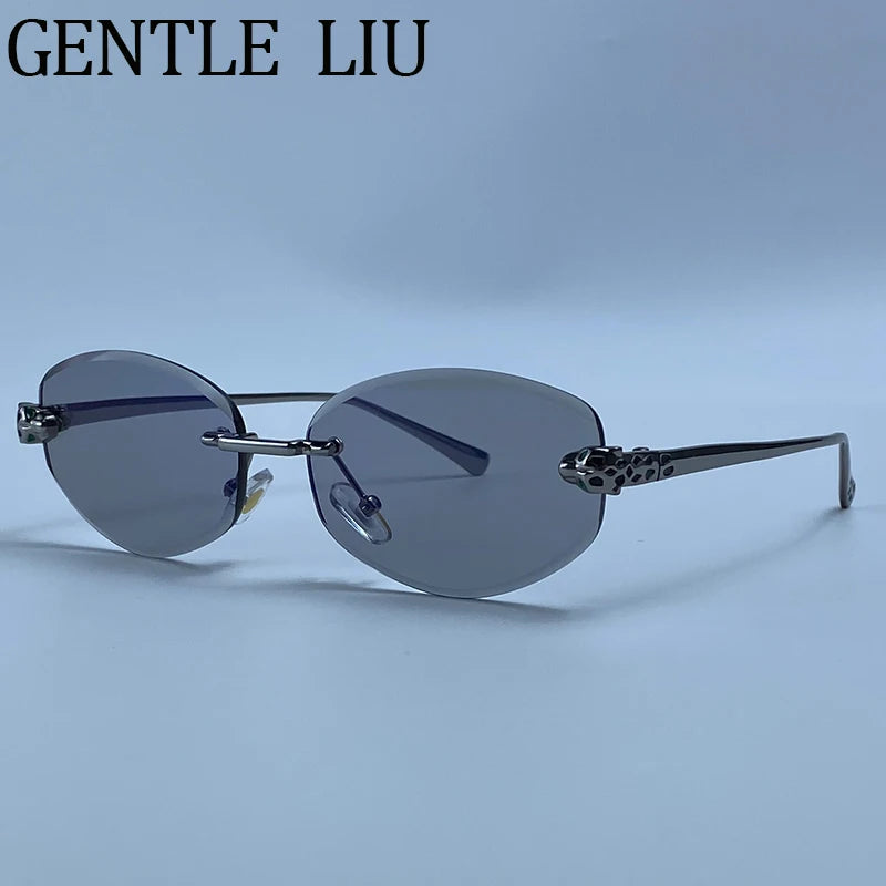 Lunettes Hexagonales Sans Monture Luxe Femme