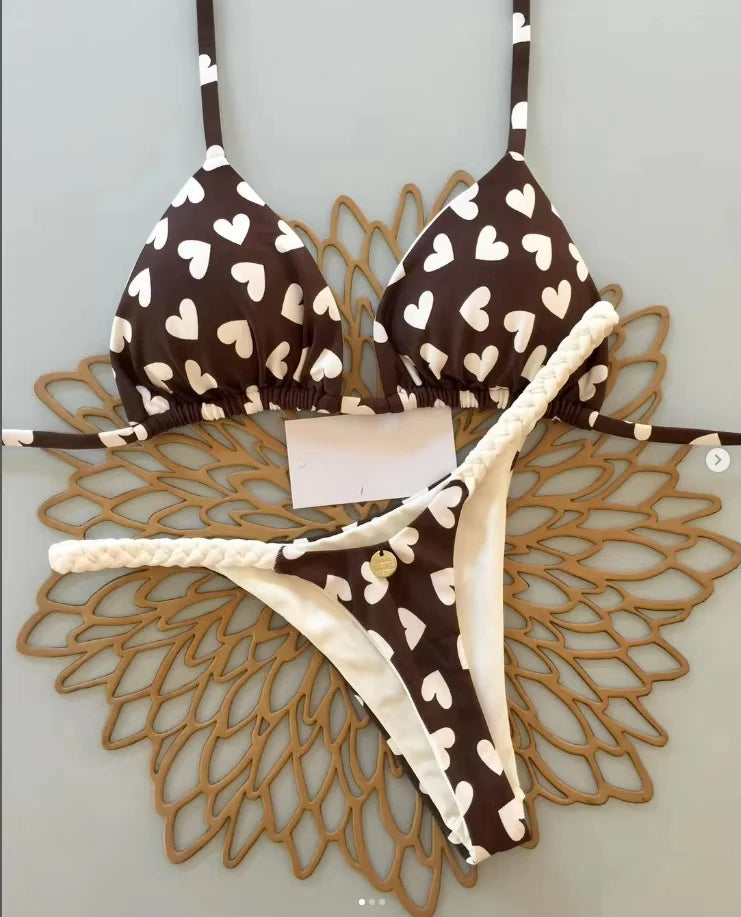 Leopard Print Bikini Set – Sexy Women Swimwear