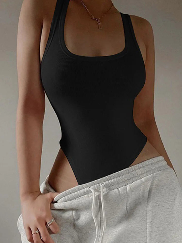 Halter Neck Bodycon Bodysuit – Women’s Summer Clubwear