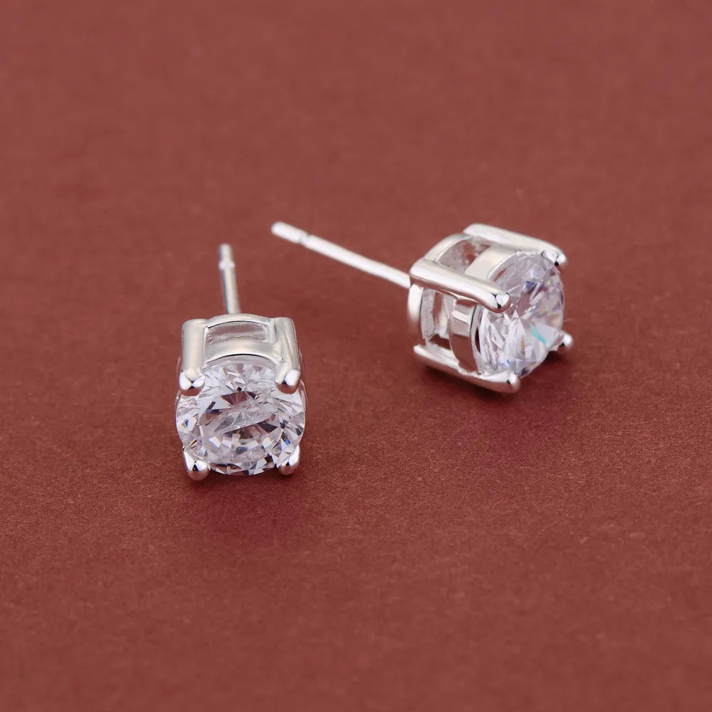 925 Sterling Silver Heart Earrings – Exquisite Women’s Jewelry Gift
