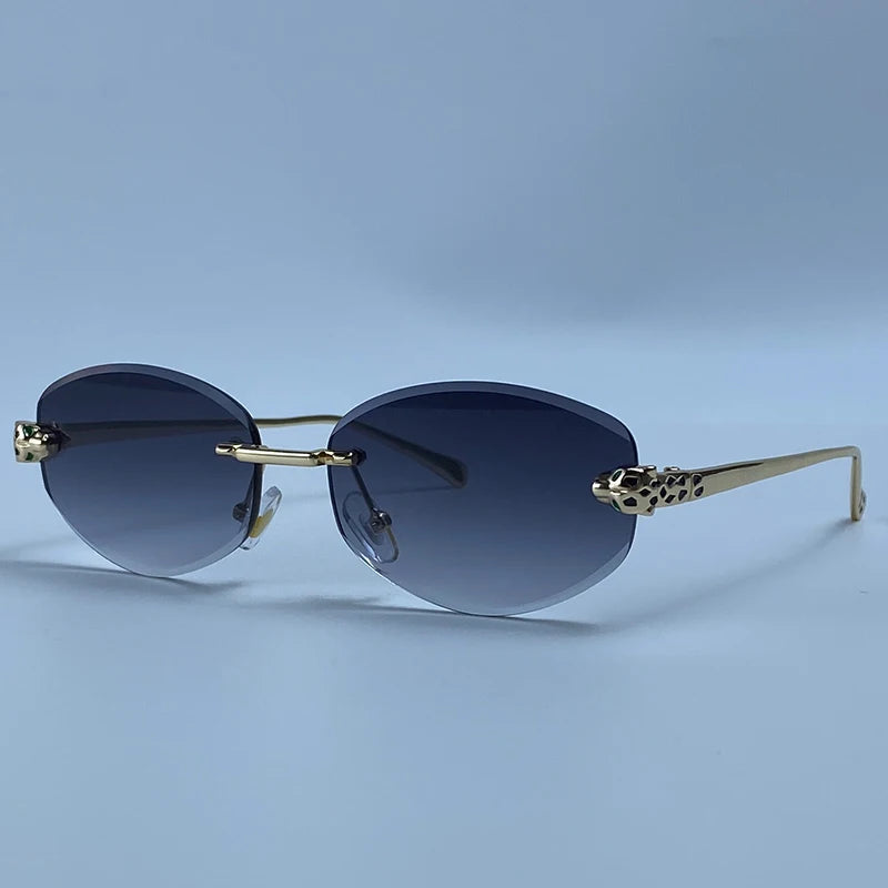 Lunettes Hexagonales Sans Monture Luxe Femme