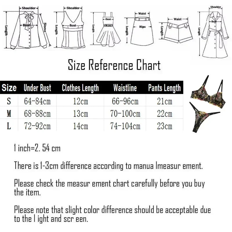 2026 Floral Embroidery Sheer Boho Lingerie Set – Bra & Panty 2-Piece