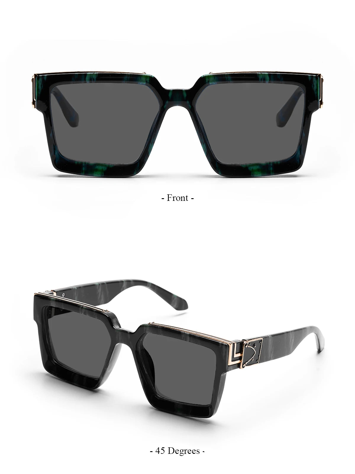 Ruiao Sunglasses Carrées Premium