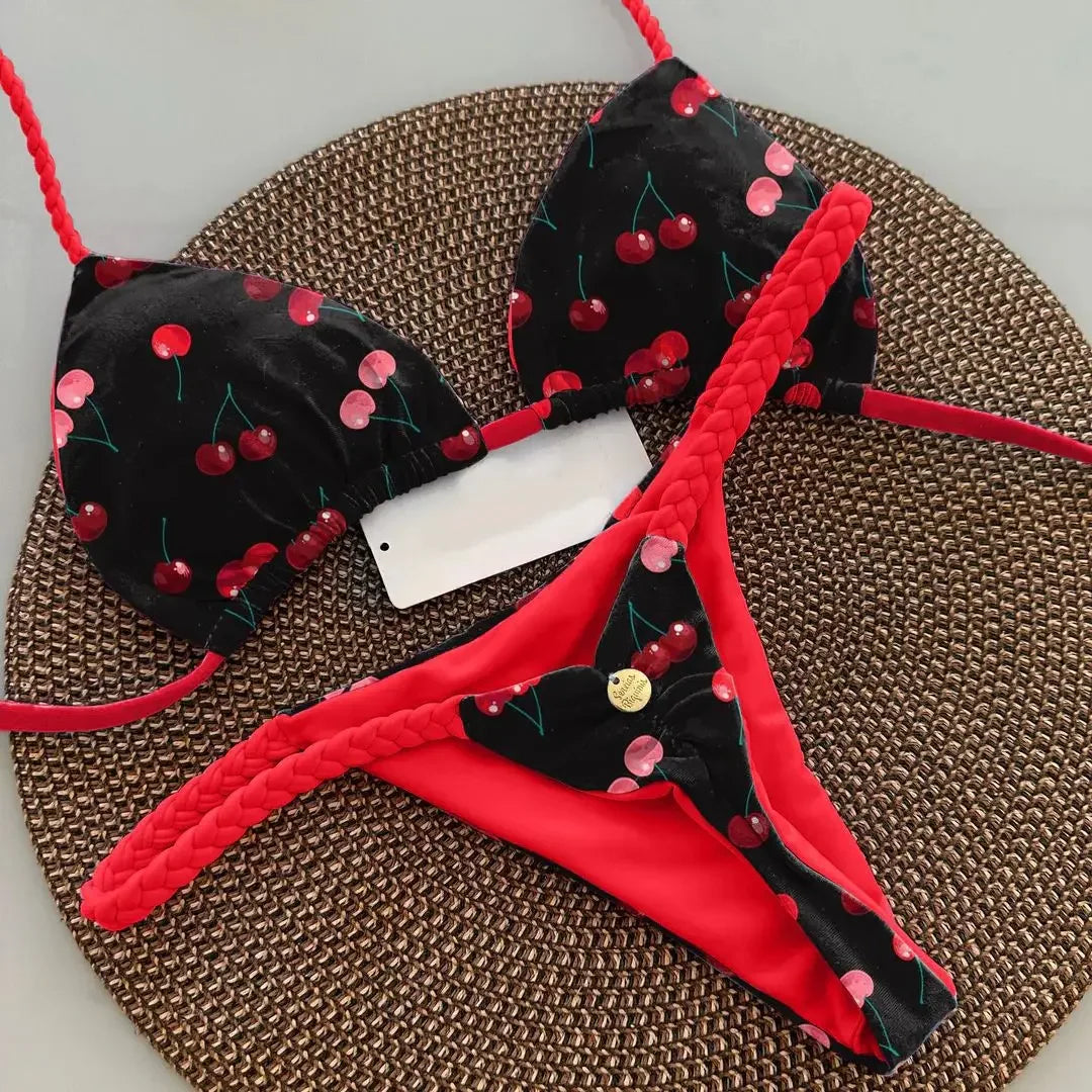 Leopard Print Bikini Set – Sexy Women Swimwear