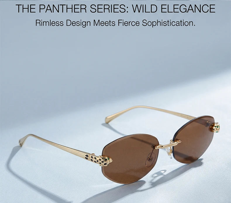 Lunettes Hexagonales Sans Monture Luxe Femme