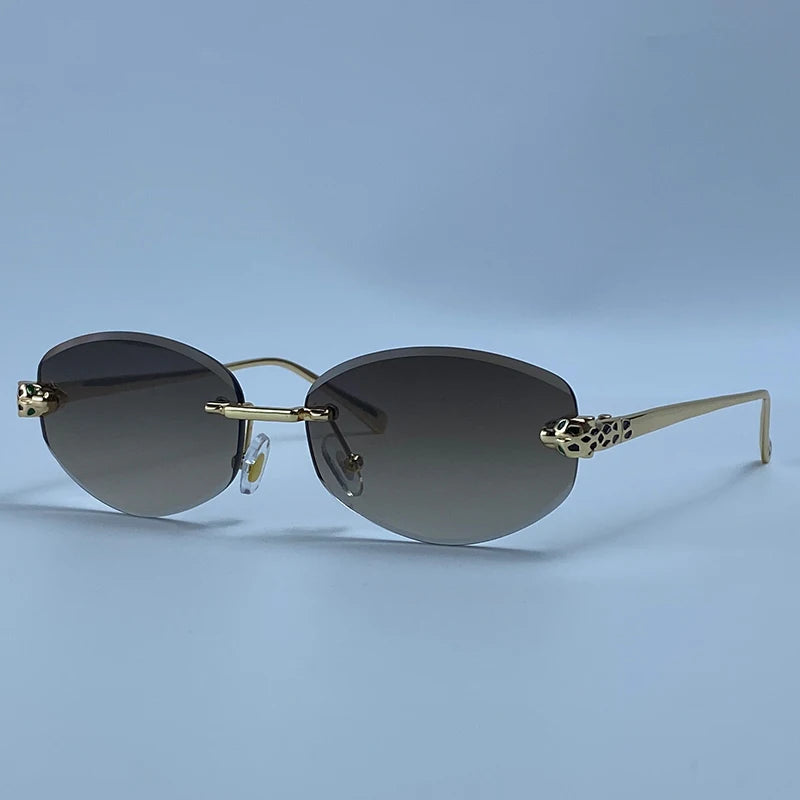Lunettes Hexagonales Sans Monture Luxe Femme