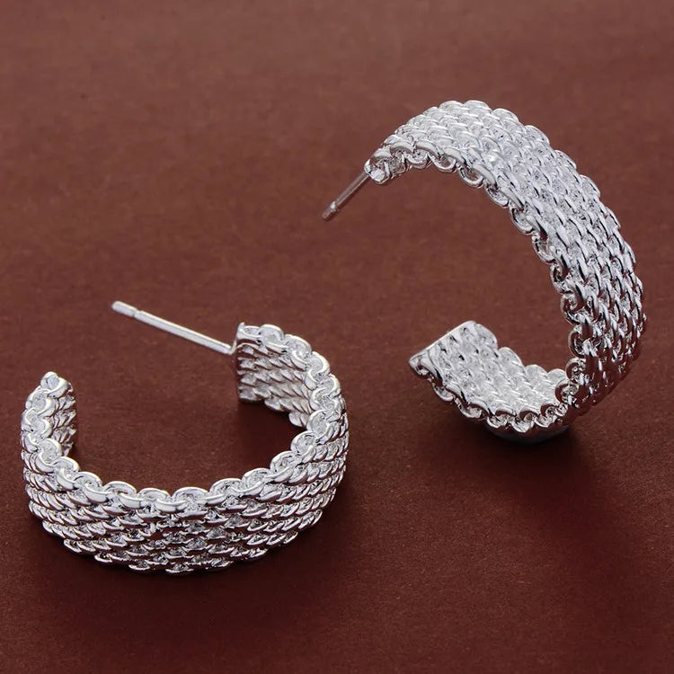 925 Sterling Silver Heart Earrings – Exquisite Women’s Jewelry Gift