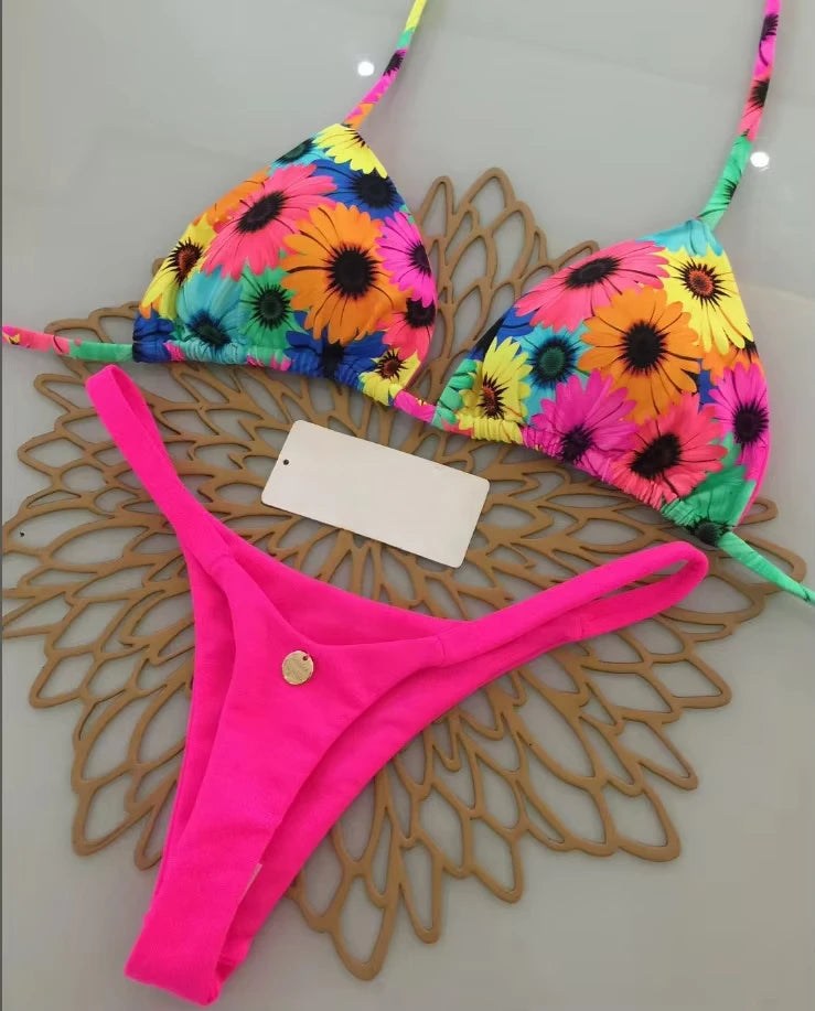 Leopard Print Bikini Set – Sexy Women Swimwear