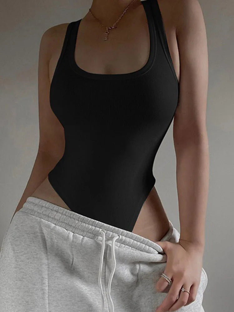Halter Neck Bodycon Bodysuit – Women’s Summer Clubwear