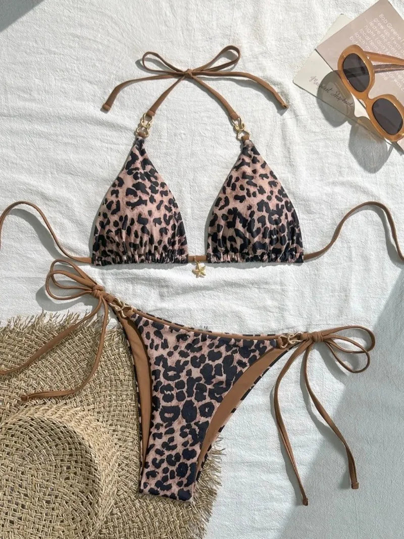 Black & White Polka Dot Bikini – Women Beach Set