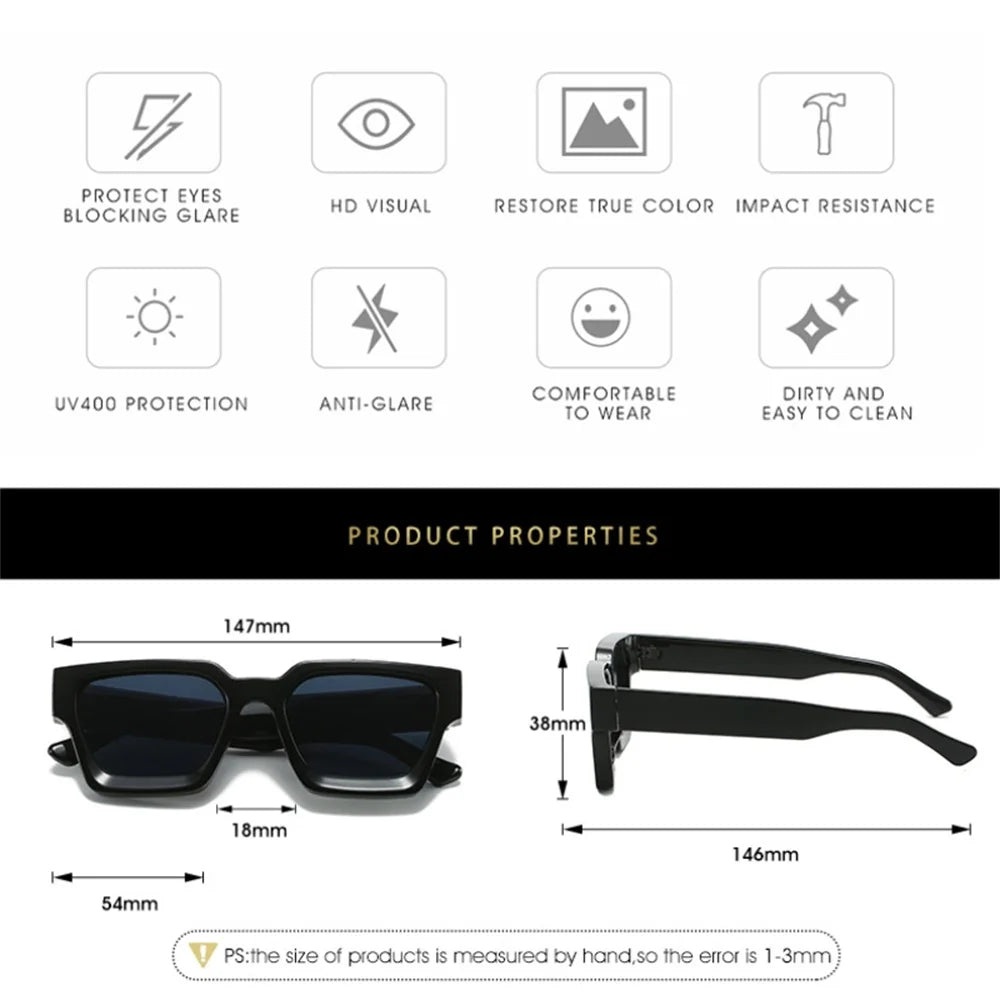 Lunettes de Soleil Carrées KLASSNUM UV400
