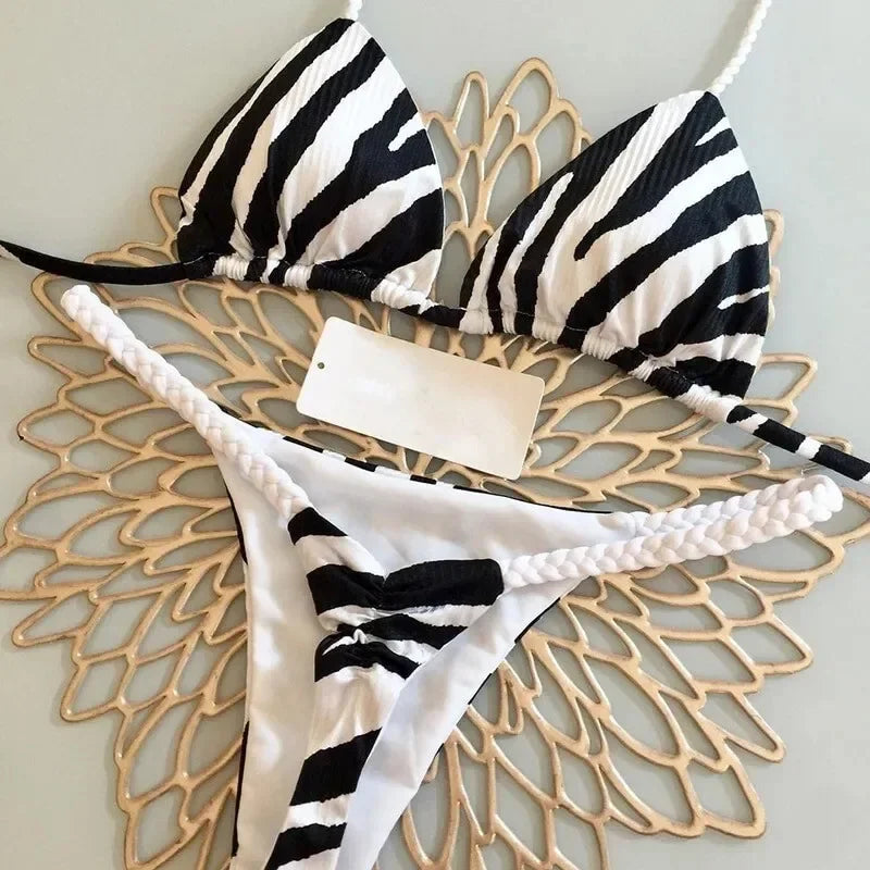 Leopard Print Bikini Set – Sexy Women Swimwear