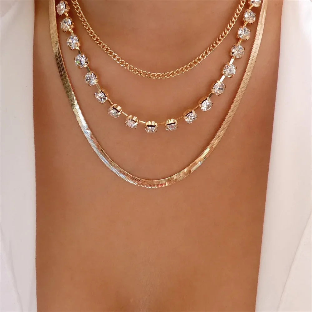 Vintage Punk Gold-Plated Coin Pendant Necklace – Thick Chain Hip Hop Jewelry