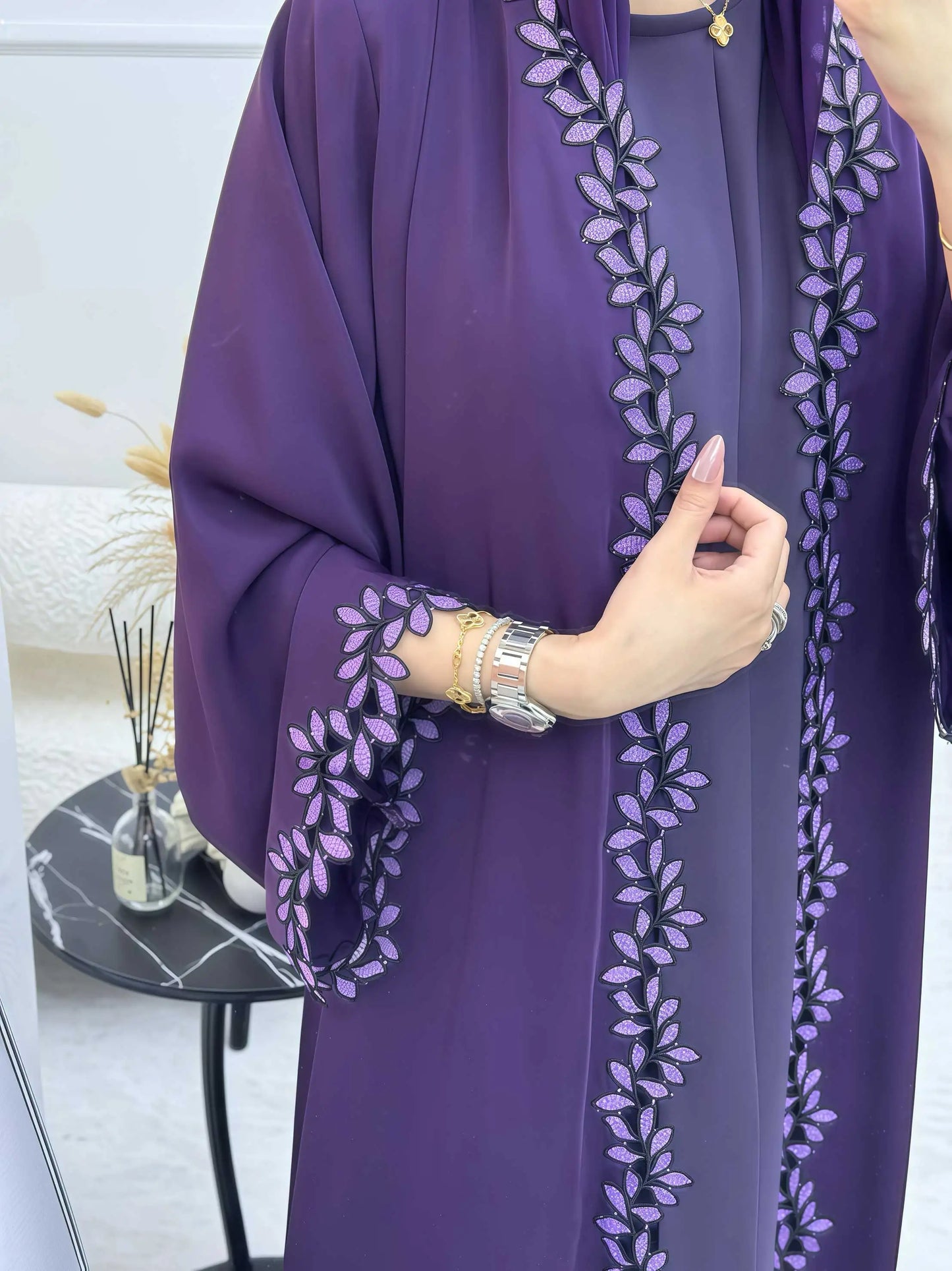 Abaya Beige Élégante Dubaï
