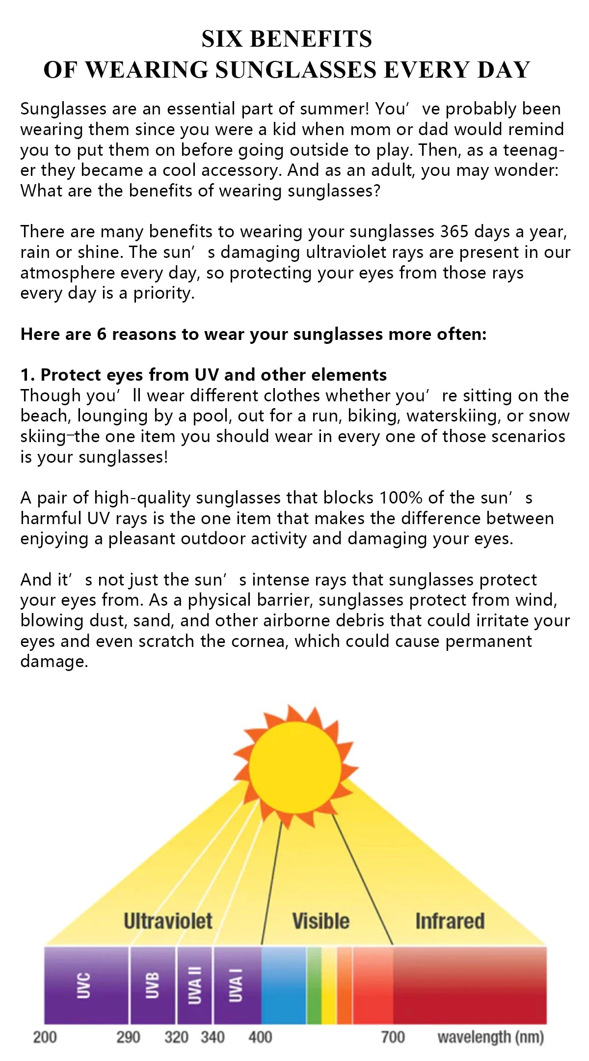 Ruiao Sunglasses Carrées Premium
