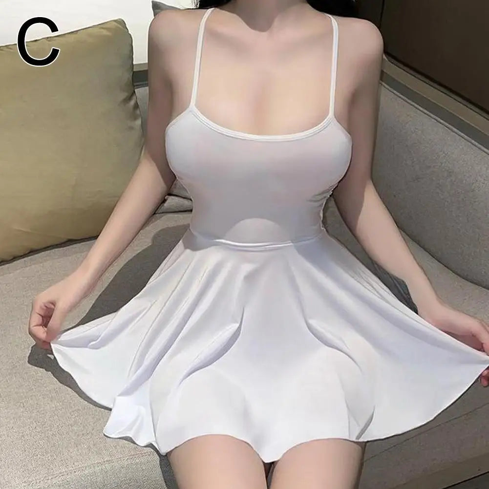 Sexy Backless Pleated Bandage Mini Dress – Women’s Clubwear Night Outfit