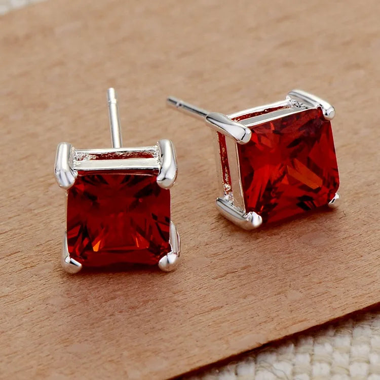 925 Sterling Silver Heart Earrings – Exquisite Women’s Jewelry Gift